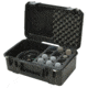 SKB Cases iSeries Injection Molded case w/foam for 12 Mics w/storage compartment, Black 3i-2011-MC12