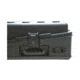 SKB Cases Roto-molded 10U Top Mixer Rack, Steel Rails, Hard top, L/R Access doors, Black 1SKB-R100