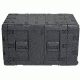 SKB Cases Static Shock Rack Sysytem, Black, 19in rackable x 24in deep x 15 3/4in high 3RS-9U24-25B