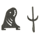 Skull Hooker Arm and Prong for Trophy Tree, Black, Trophy Tree Not Included, SKH-TTAP-ASSY-BLK