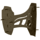 Skull Hooker Corner Shoulder Mount, Brown, SKH-CSM-BRN