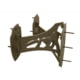 Skull Hooker Dual Shoulder Mount, Brown, SKH-DSM-BRN