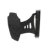 Skull Hooker Trophy Tree Shoulder Pedestal Mount, Black, SKH-STTSM-BLK