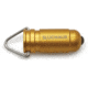 Slughaus Bullet 02 Light Brass, 1.13in X 0.39in X 0.39in, Impact Resistant, Water Resistant, Keychain, Fire Proof, Led, Twist Operation, Aluminum Construction, Gold, SLUG007