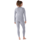 Smartwool Classic All-Season Merino Base Layer Crew - Womens, Light Gray Heather, Extra Small, SW01691254510XS000