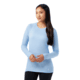 Smartwool Classic All-Season Merino Base Layer Crew - Womens, Serene Blue, Medium, SW016912N75100M000