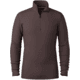 Smartwool Classic Thermal Merino Base Layer 1/4 Zip - Mens, Mink Heather, Small, SW002821P85100S000