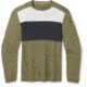 Smartwool Classic Thermal Merino Base Layer Colorblock Crew - Mens, K66 Winter Moss Heather, Large, SW016353K66L
