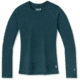 Smartwool Classic Thermal Merino Base Layer Crew - Womens, G75 Twilight Blue Heather, Medium, SW016369G75M