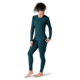 Smartwool Classic Thermal Merino Base Layer Crew - Womens, Twilight Blue Heather, Extra Small, SW016369G751-XS