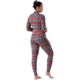 Smartwool Classic Thermal Merino Base Layer One Piece - Womens, Currant Alpine Apres, Extra Small, SW002985P9010XS000