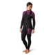 Smartwool Intraknit Merino 200 Pattern 1/4 Zip - Womens, Black Polar Arc, Extra Small, SW016415F35-XS