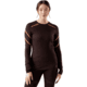 Smartwool Intraknit Thermal Merino Base Layer Crew - Womens, Mink/Terracotta, Large, SW019284Q33100L000