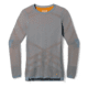 Smartwool Intraknit Thermal Merino Base Layer Crew - Womens, Pewter Blue/Marmalade, Large, SW019284M501-L