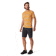 Smartwool Merino 150 Baselayer Short Sleeve - Mens, Atomic Orange Stripe, Small, SW016041D49-S
