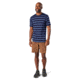 Smartwool Merino 150 Baselayer Short Sleeve - Mens, Deep Navy Stripe, Large, SW000744F91L