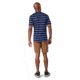Smartwool Merino 150 Baselayer Short Sleeve - Mens, Deep Navy Stripe, Large, SW000744F91L