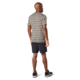 Smartwool Merino 150 Baselayer Short Sleeve - Mens, Light Gray Heather Stripe, Medium, SW000744F92M