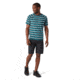 Smartwool Merino 150 Baselayer Short Sleeve - Mens, Pacific Stripe, Medium, SW016041D55-M