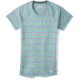 Smartwool Merino 150 Baselayer Short Sleeve - Womens, Wave Blue Stripe, Medium, SW015253D53-M