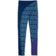 Smartwool Merino 250 Baselayer Colorblock Bottom - Womens, Alpine Blue/Modern Plaid, Extra Small, SW016383F54-AB/MP-XS