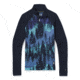 Smartwool Merino 250 Baselayer Pattern 1/4 Zip - Womens, Deep Navy Forest Scape, Small, SW016375E43-S