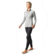Smartwool Merino 250 Baselayer Pattern 1/4 Zip - Womens, Light Gray Traced Dahlia, Extra Small, SW016375E41-XS