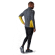 Smartwool Merino Sport 150 Long Sleeve 1/4 Zip - Mens, Charcoal Heather/Golden Olive, Medium, SW011538H23M
