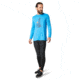 Smartwool Merino Sport 150 Long Sleeve Tunnel Views Graphic Tee - Mens, Ocean Blue, 2XL, SW016293D15-XXL