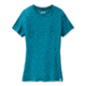Smartwool Merino Sport 150 Tee - Womens, Light Ocean Abyss Heather, Large, SW000716F67L