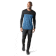 Smartwool Merino Sport 250 Henley - Mens, Black/Neptune Blue Heather, 2XL, SW016295E63-XXL