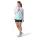 Smartwool Merino Sport Ultra Light Anorak - Womens, Bleached Aqua, Medium, SW016603J21M