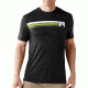 Smartwool Short Sleeve Logo Stripe Tee - Men's-Black-Large