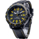 Smith and Wesson Water Resistant EGO Watch w/ Silicon Strap, 51mm, Black/Yellow SWW-LW6086