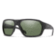 Smith Deckboss Sunglasses, Matte Black Frame, ChromaPop Polarized Gray Green Lens, 20406600363L7