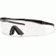 Smith Elite Aegis Echo II Compact Eyeshields,Black Frame,Clear/Gray Lens AECHACBK15-2R