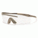 Smith Elite Aegis Echo II Asian Fit Eyeshields,Tan 499 Frame,Clear/Gray Lens AECHAT49915-2RA