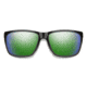 Smith Longfin Sunglasses, Black Frame, ChromaPop Polarized Green Mirror Lens, 20151580759UI