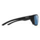 Smith Longfin Sunglasses, Matte Black Frame, ChromaPop Glass Polarized Blue Mirror Lens, 20522400359QG