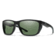 Smith Longfin Sunglasses, Matte Black Frame, ChromaPop Polarized Gray Green Lens, 20151500359L7