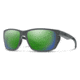 Smith Longfin Sunglasses, Matte Cement Frame, ChromaPop Polarized Green Mirror Lens, 201515RIW59UI
