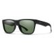 Smith Lowdown 2 Sunglasses, Matte Black Frame, ChromaPop Polarized Gray Green Lens, LD2CPGNMB