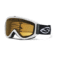 Smith Optics Cascade Ski Goggle - White Frame, Gold Lite Lens