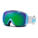 Smith I/O Goggles, Cyan Stereo, Green Sol X Mirror And Sensor Mirror Lenses IO7NXCS11