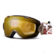Smith I/OS Goggles, Bronze Fallen, Gold Sensor Mirror And Ignitor Mirror Lenses IS7GMZF11