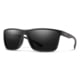 Smith Optics Riptide Sunglasses, Matte Black Frame, ChromaPop Glass Polarized Black Lens, 203682003616N