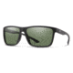 Smith Riptide Sunglasses, Matte Black Frame, ChromaPop Polarized Gray Green Lens, 203682DL561L7
