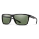 Smith Optics Riptide Sunglasses, Matte Black Frame, ChromaPop Polarized Gray Green Lens, 203682DL561L7