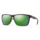 Smith Riptide Sunglasses, Matte Tortoise Frame, ChromaPop Glass Polarized Green Mirror Lens, 203682HGC61UI