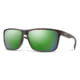 Smith Optics Riptide Sunglasses, Matte Tortoise Frame, ChromaPop Glass Polarized Green Mirror Lens, 203682HGC61UI